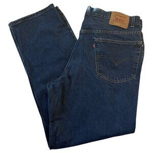Men’s Levis 550 Jeans Relaxed Fit Blue 42x32 Medium Wash Denim Jeans Vintage